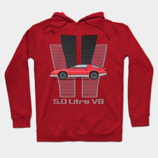 5.0 v8-red Hoodie